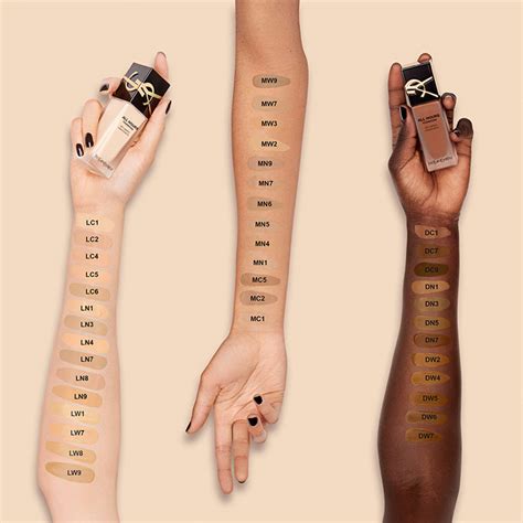 ysl all foundation|ysl foundation colour chart.